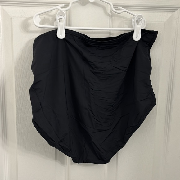 BOGO: DownEast High Rise Bikini Bottom Blqck Size Large - Picture 2 of 4